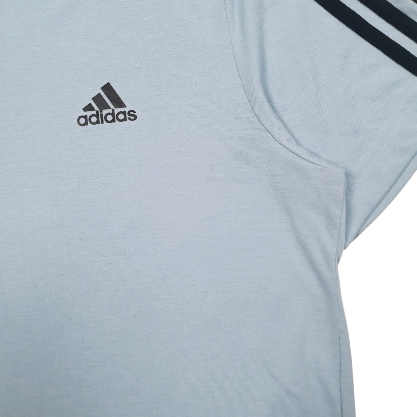 Mens Blue Adidas Climalite  T Shirt