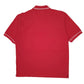 Mens Red Reebok  Hoodie Polo Shirt