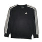 Mens Black Adidas  Crewneck Jumper
