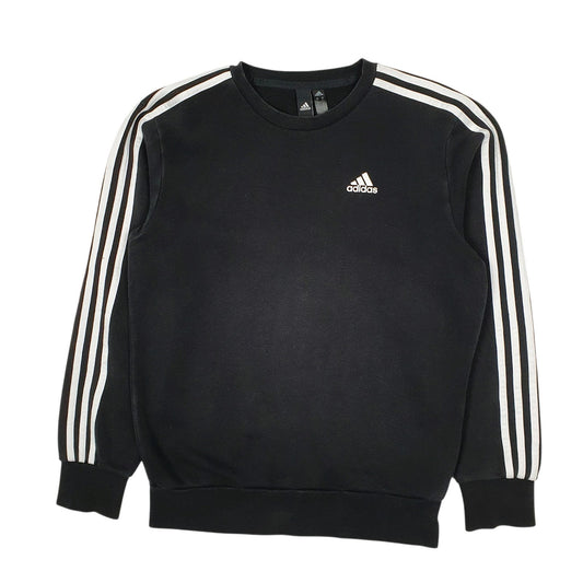 Mens Black Adidas  Crewneck Jumper