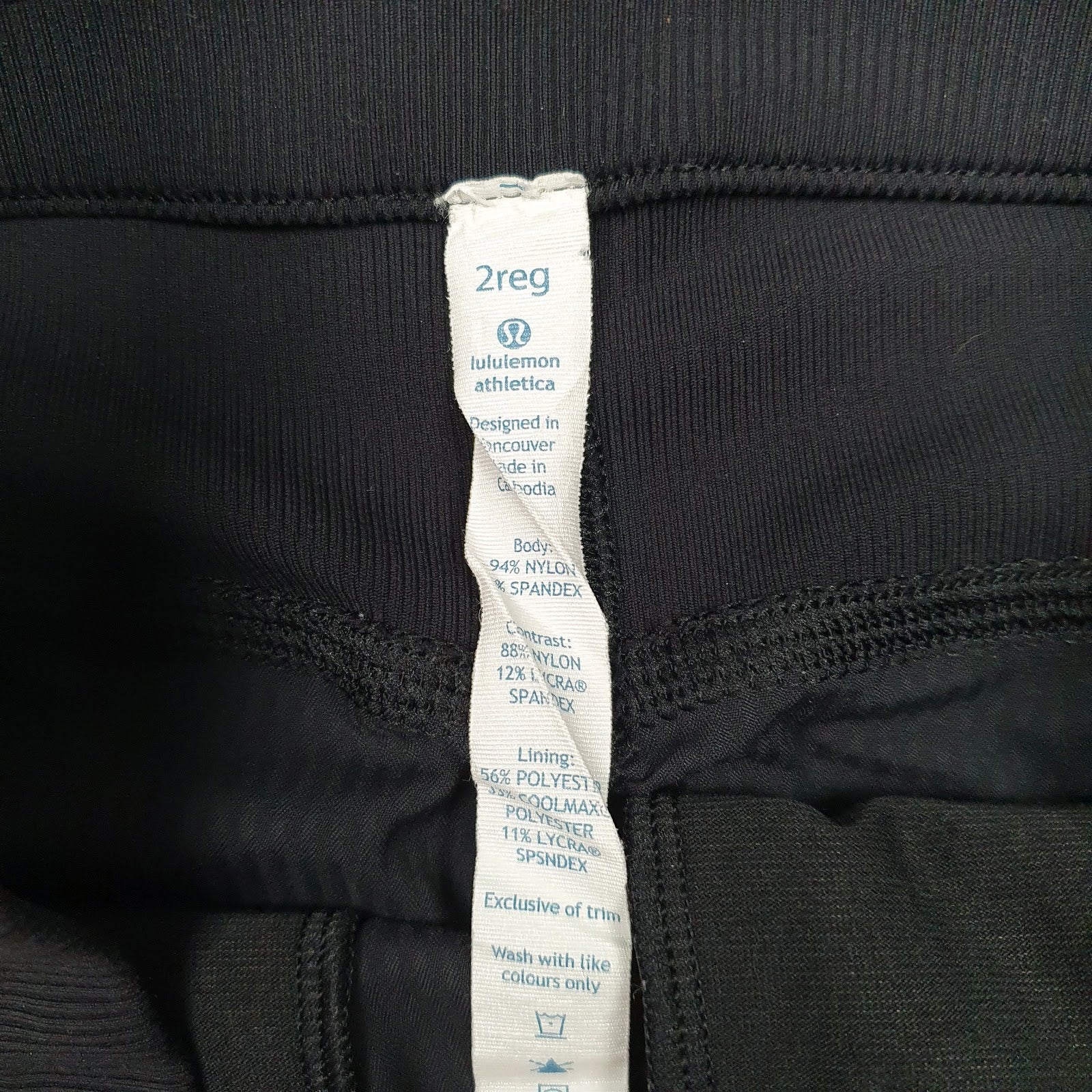Womens Black Lululemon Leggings  Trousers