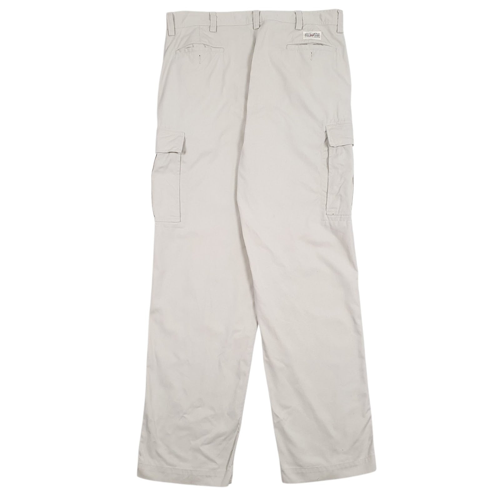 Mens Cream Polo Ralph Lauren Cargo  Trousers