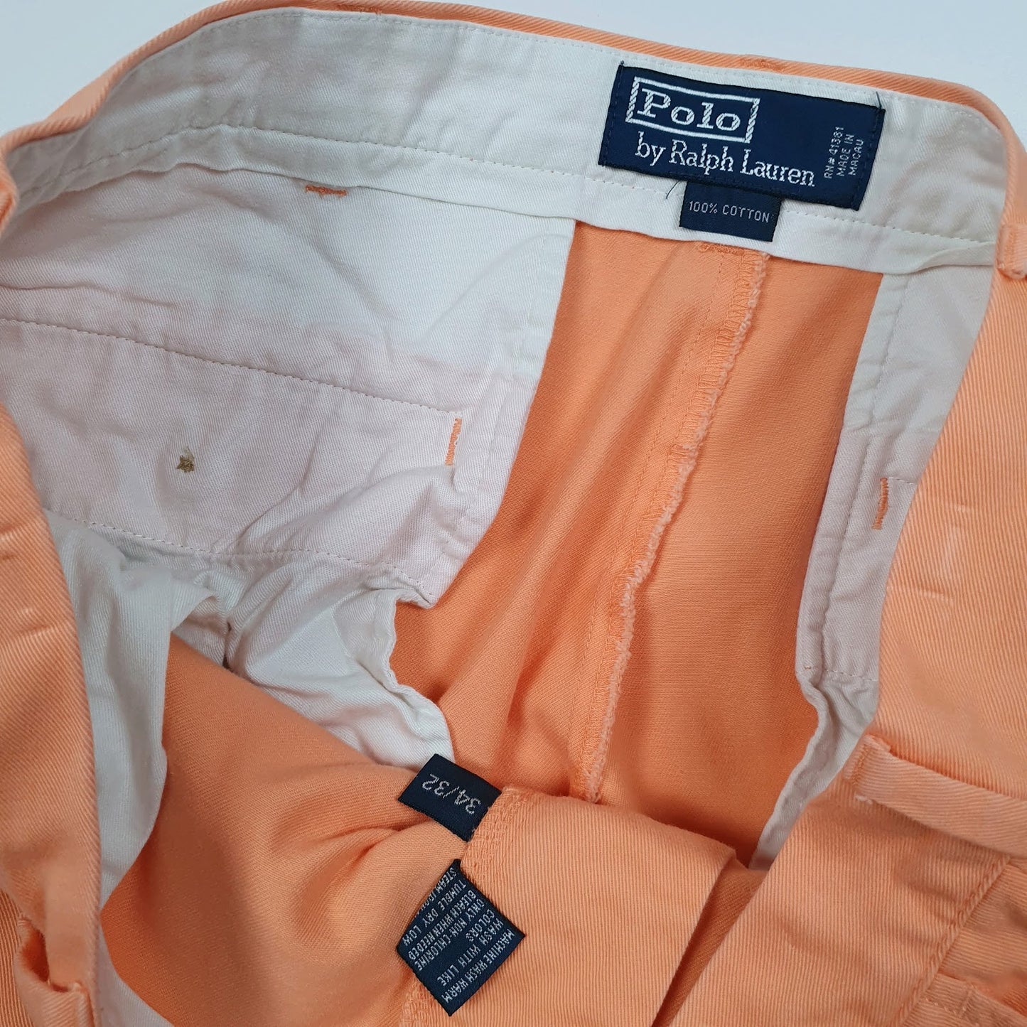 Mens Orange Polo Ralph Lauren   Trousers