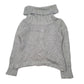 Womens Blue Roode Poat Knit Turtle Neck Jumper