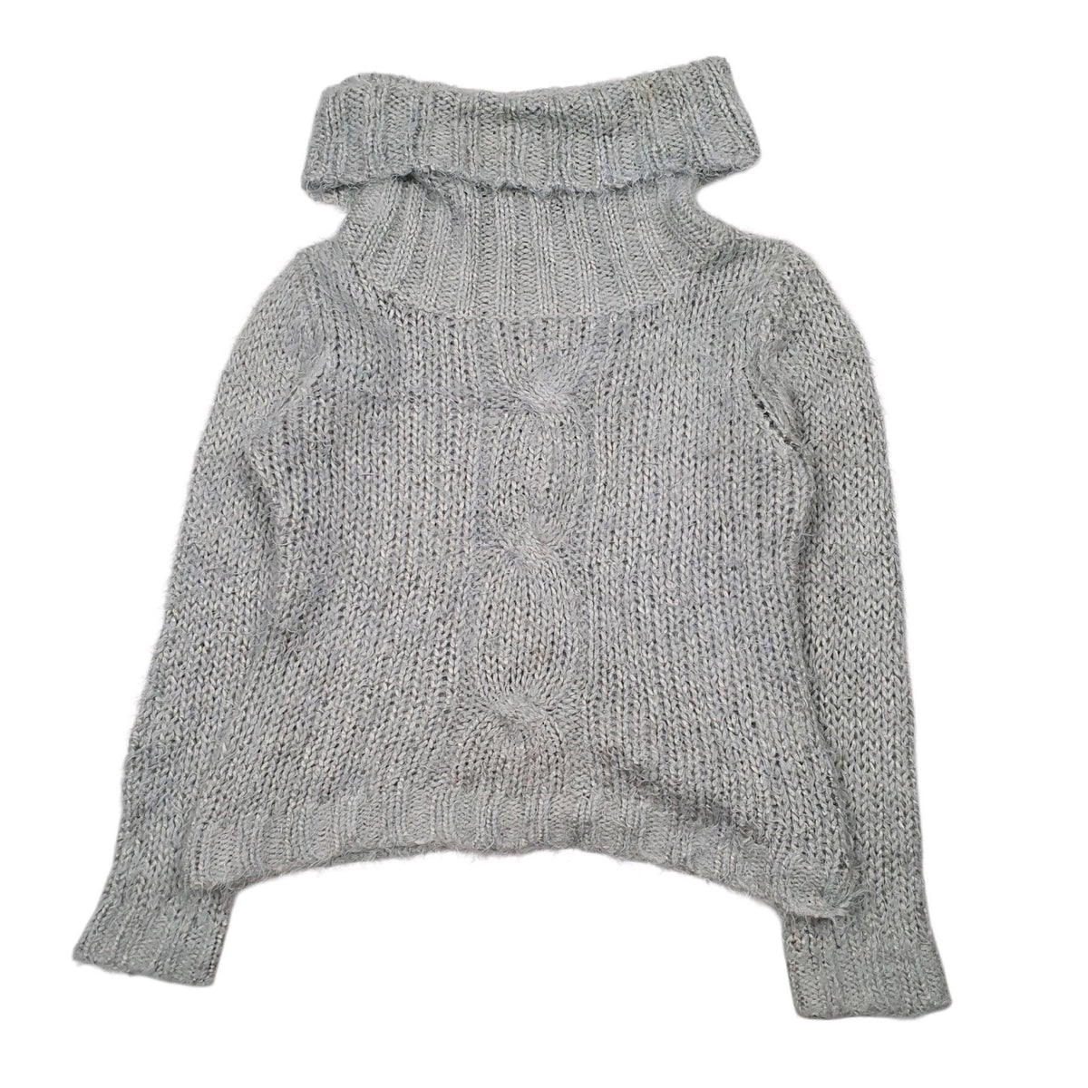 Womens Blue Roode Poat Knit Turtle Neck Jumper