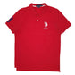 Mens Red U.S. POLO ASSN.  Short Sleeve Polo Shirt
