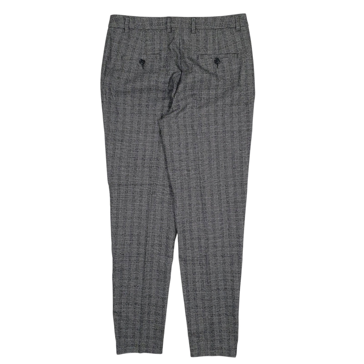 Womens Grey Tu Check  Trousers