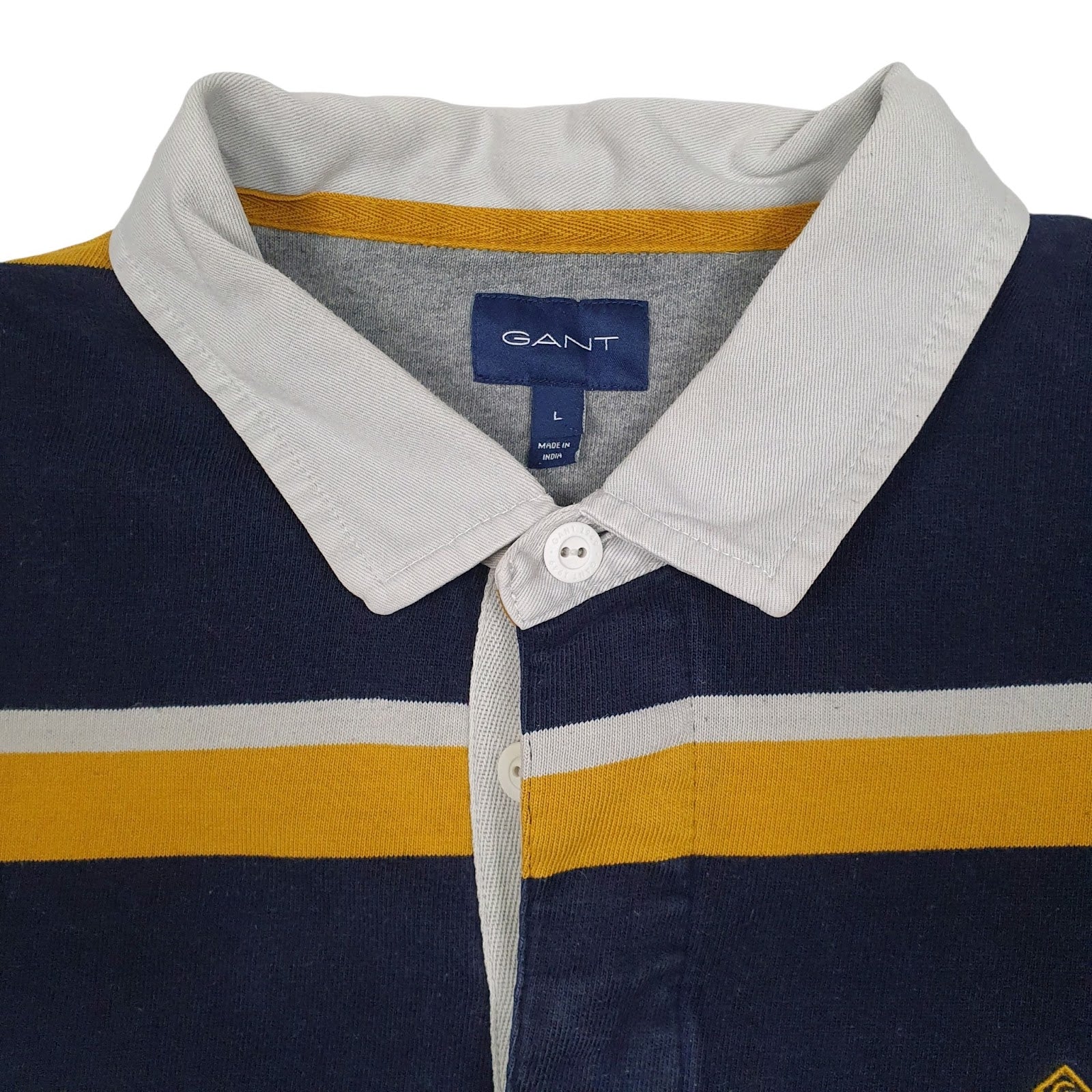 Mens Navy GANT Rugby  Polo Shirt