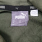 Mens Green Puma Spellout Hoodie Jumper