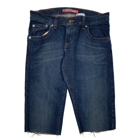 Womens Blue Levis 504 Denim Shorts