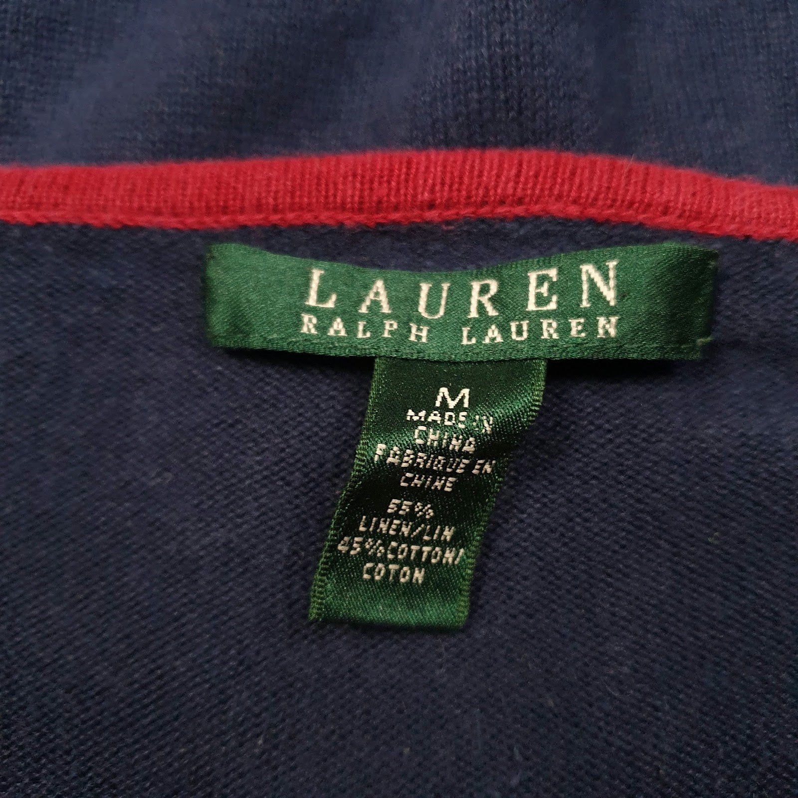 Womens Red Lauren Ralph Lauren  V Neck Jumper