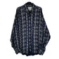 Mens Navy Chewinggum Made In Italy Long Sleeve Shirt