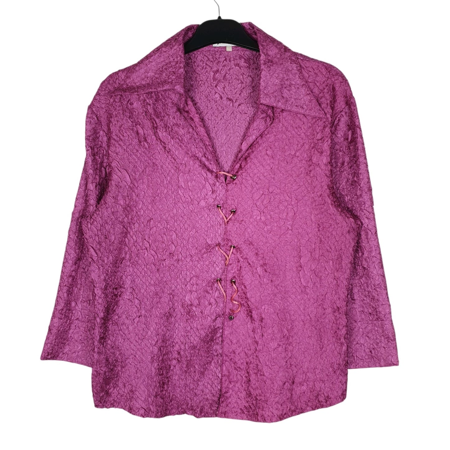 Womens Purple Fodisi Scaled Long Sleeve Shirt
