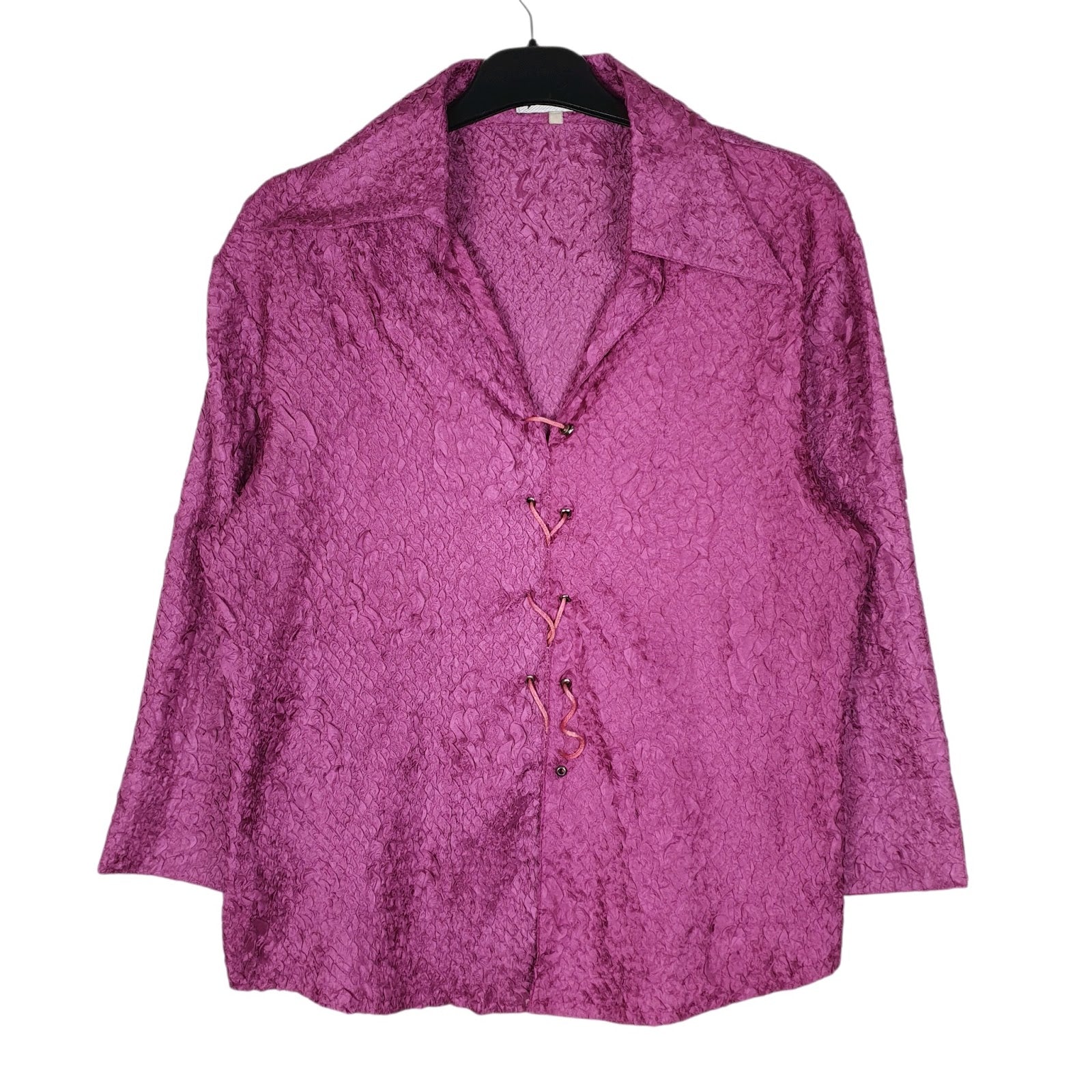 Womens Purple Fodisi Scaled Long Sleeve Shirt