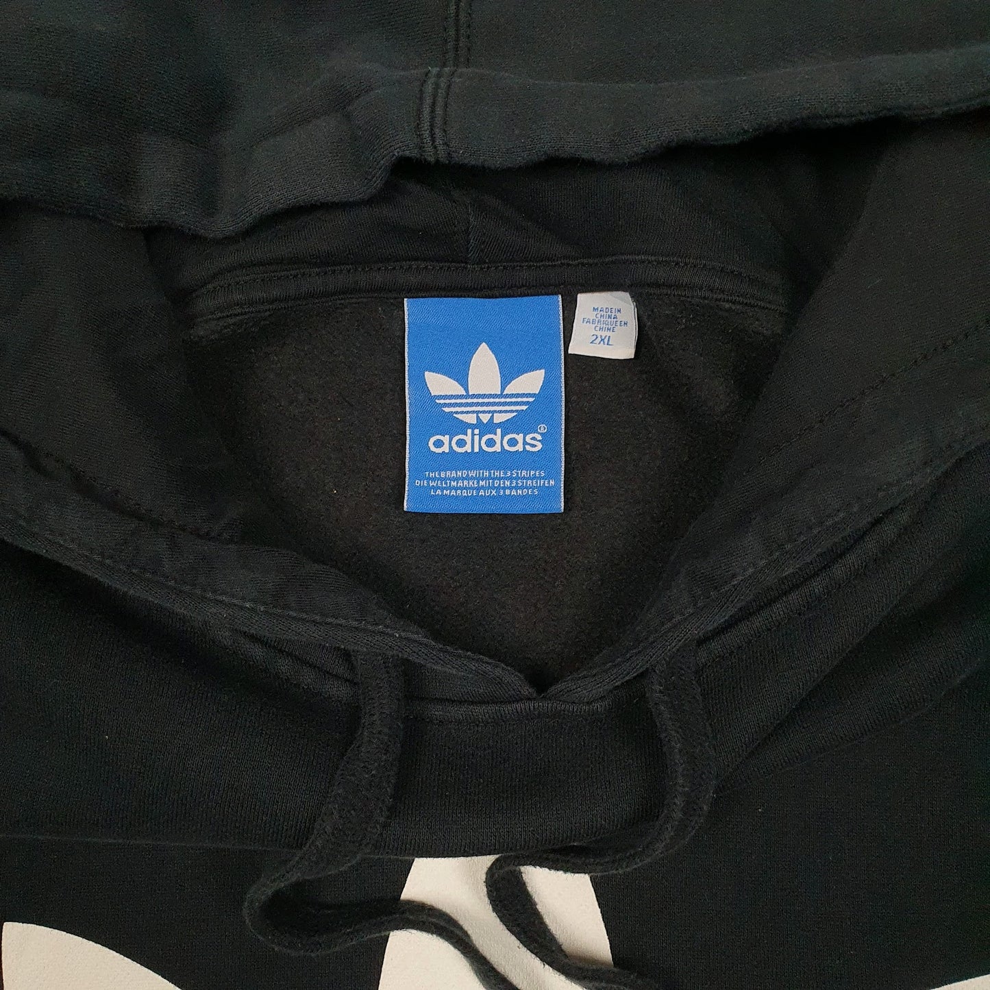 Mens Black Adidas  Hoodie Jumper