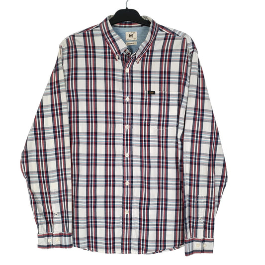 Mens Red Lee  Long Sleeve Shirt
