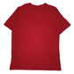 Mens Red Adidas Spellout  T Shirt