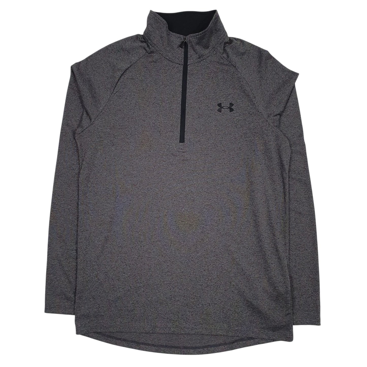 Mens Grey Under Armour Lightweight Active Wear Quarter Zip Jumper