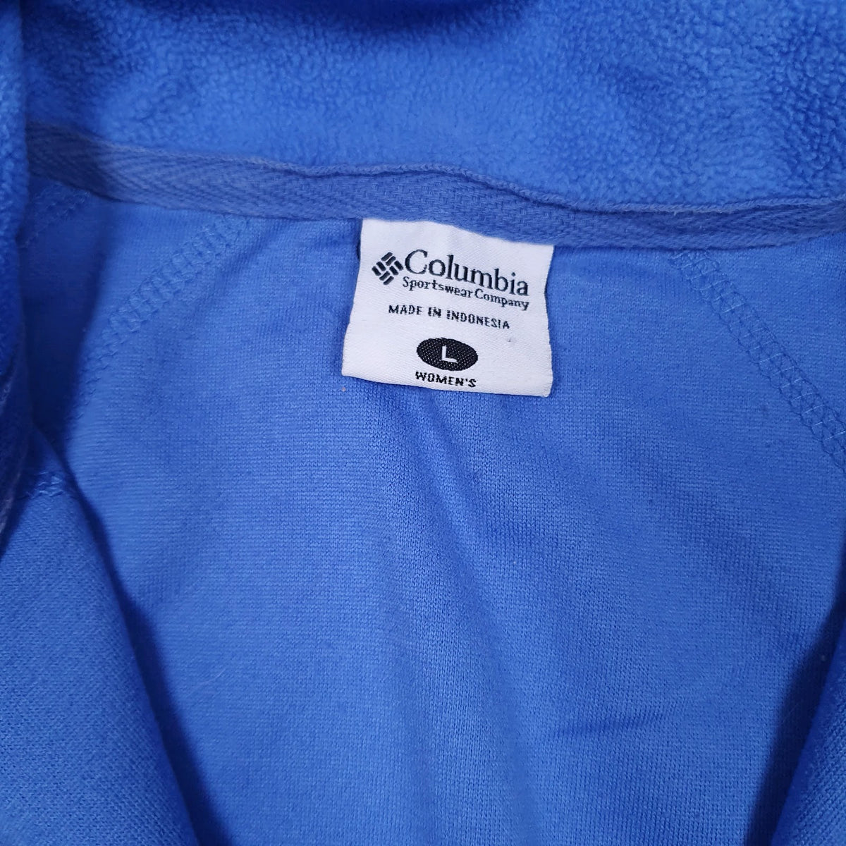 Womens Blue Columbia Sportswear Company  Quarter Zip Jumper