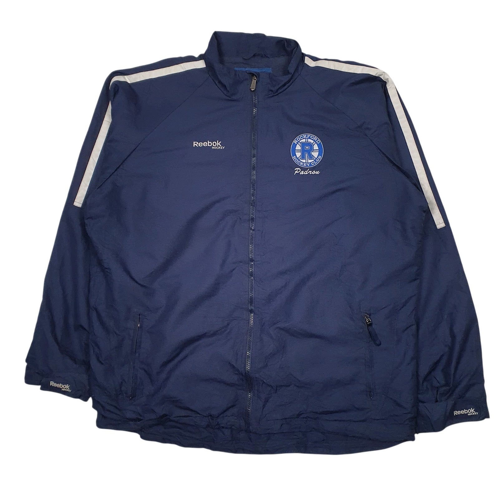 Mens Navy Reebok Rochford Hockey Club  Coat