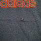 Mens Grey Adidas Spellout Hoodie Jumper
