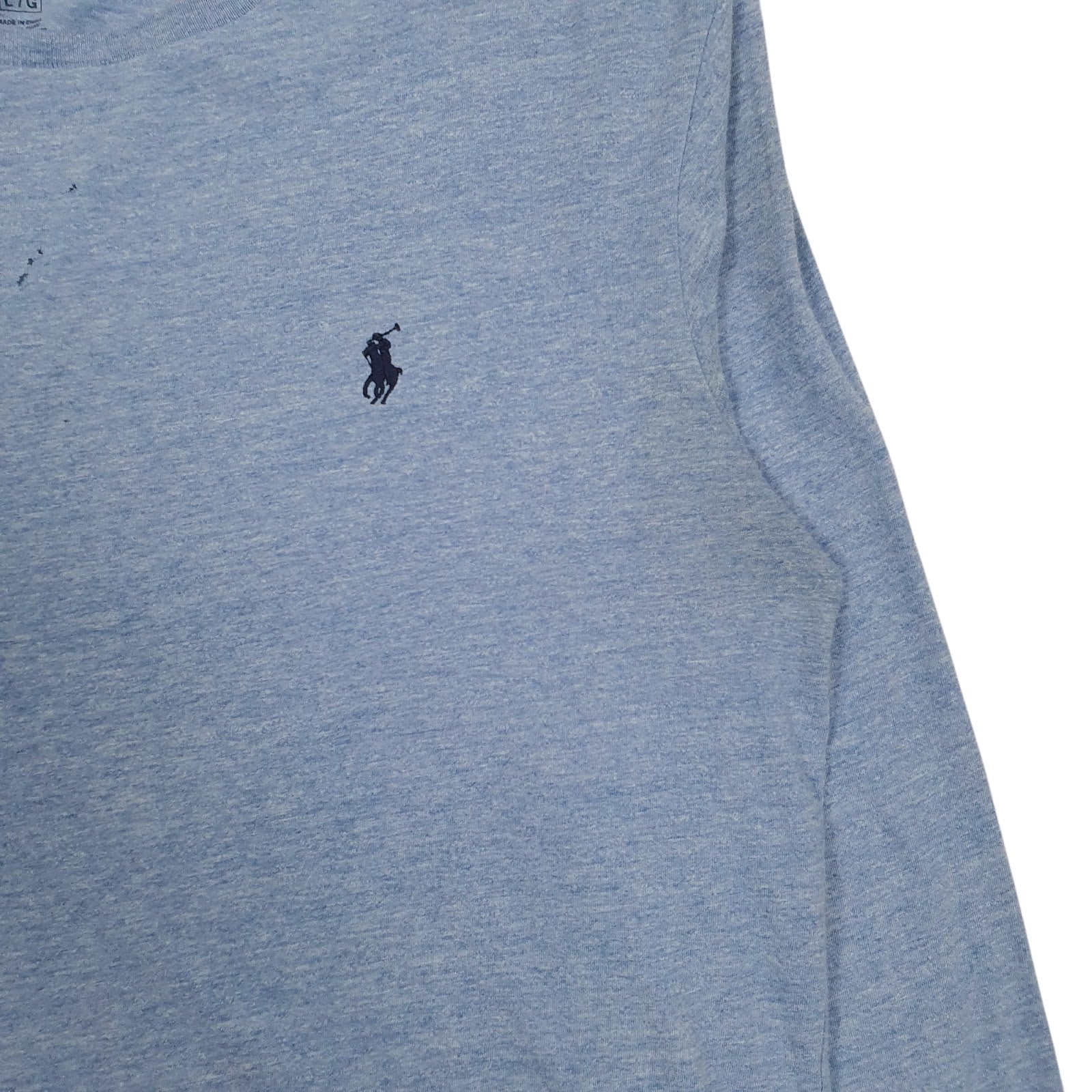 Mens Blue Polo Ralph Lauren  Quarter Zip T Shirt