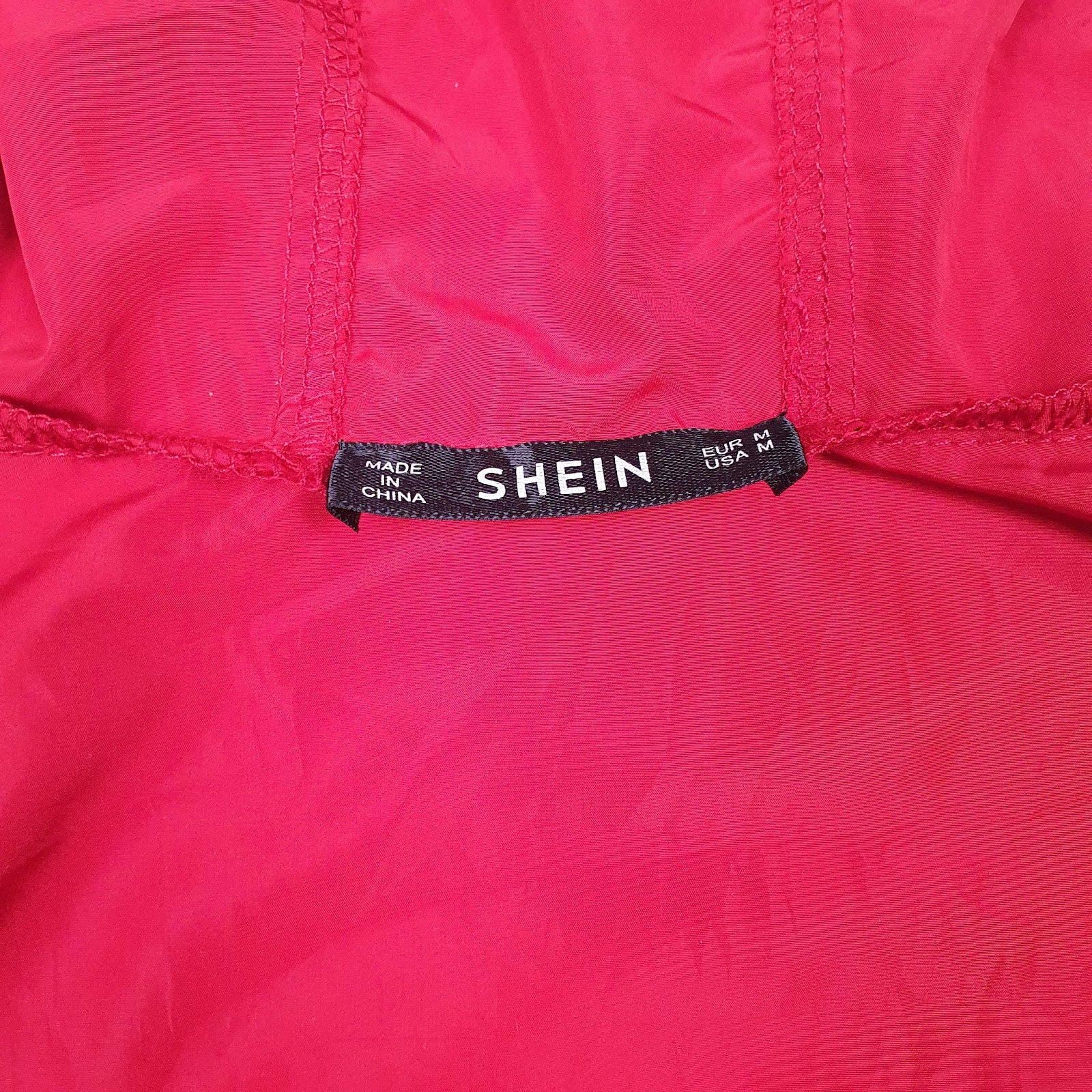 Womens Red Shein   Coat