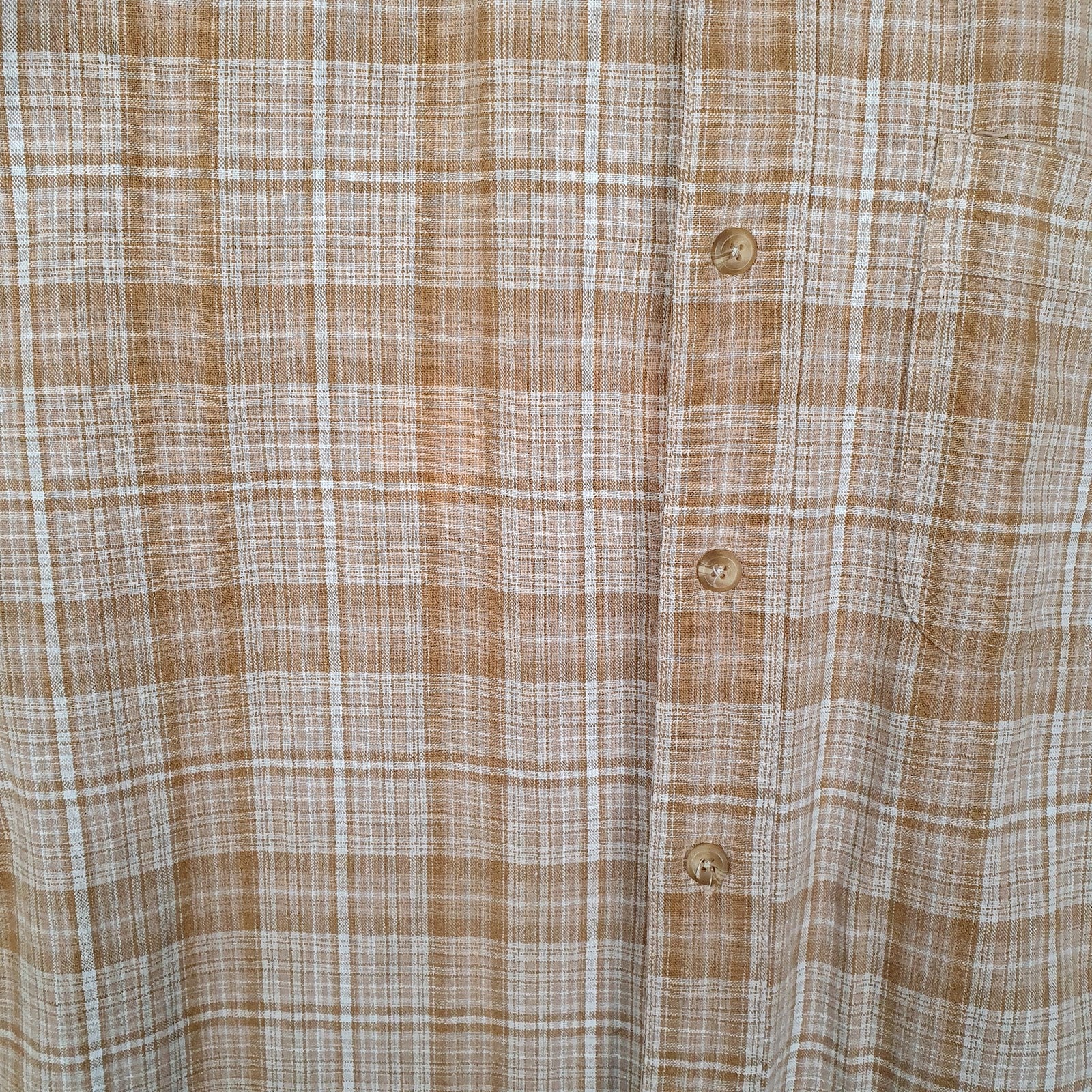 Mens Beige Eddie Bauer   Shirt