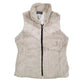 Womens Cream Patagonia Pelage Fluffy Bodywarmer Vest Gilet Jumper