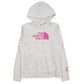 Womens White The North Face Spellout Hoodie Jumper