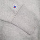 Mens Grey Champion Spellout Hoodie Jumper