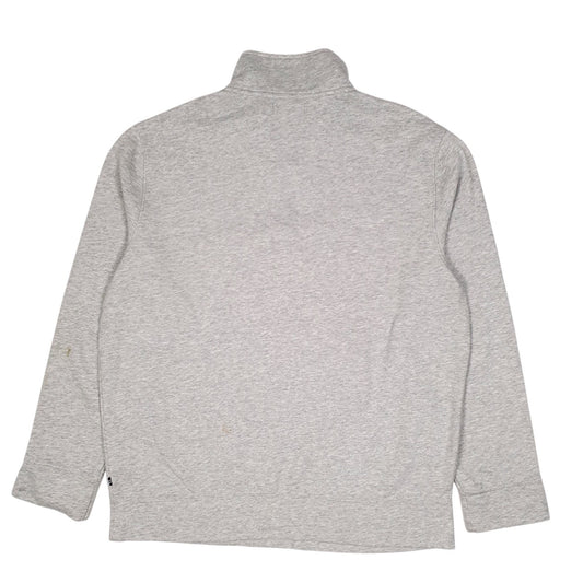 Mens Grey Nautica  Quarter Zip Jumper