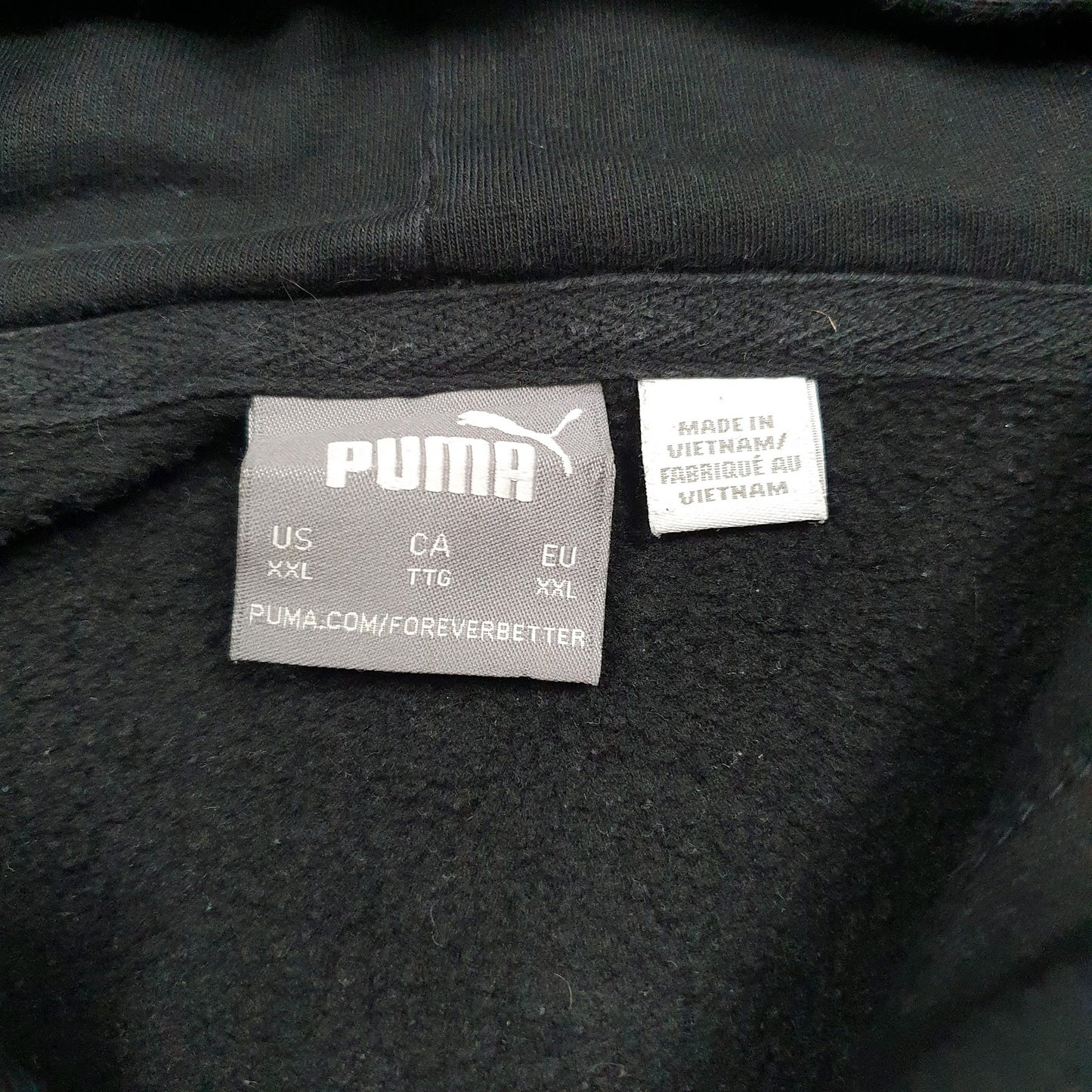 Mens Black Puma  Hoodie Jumper