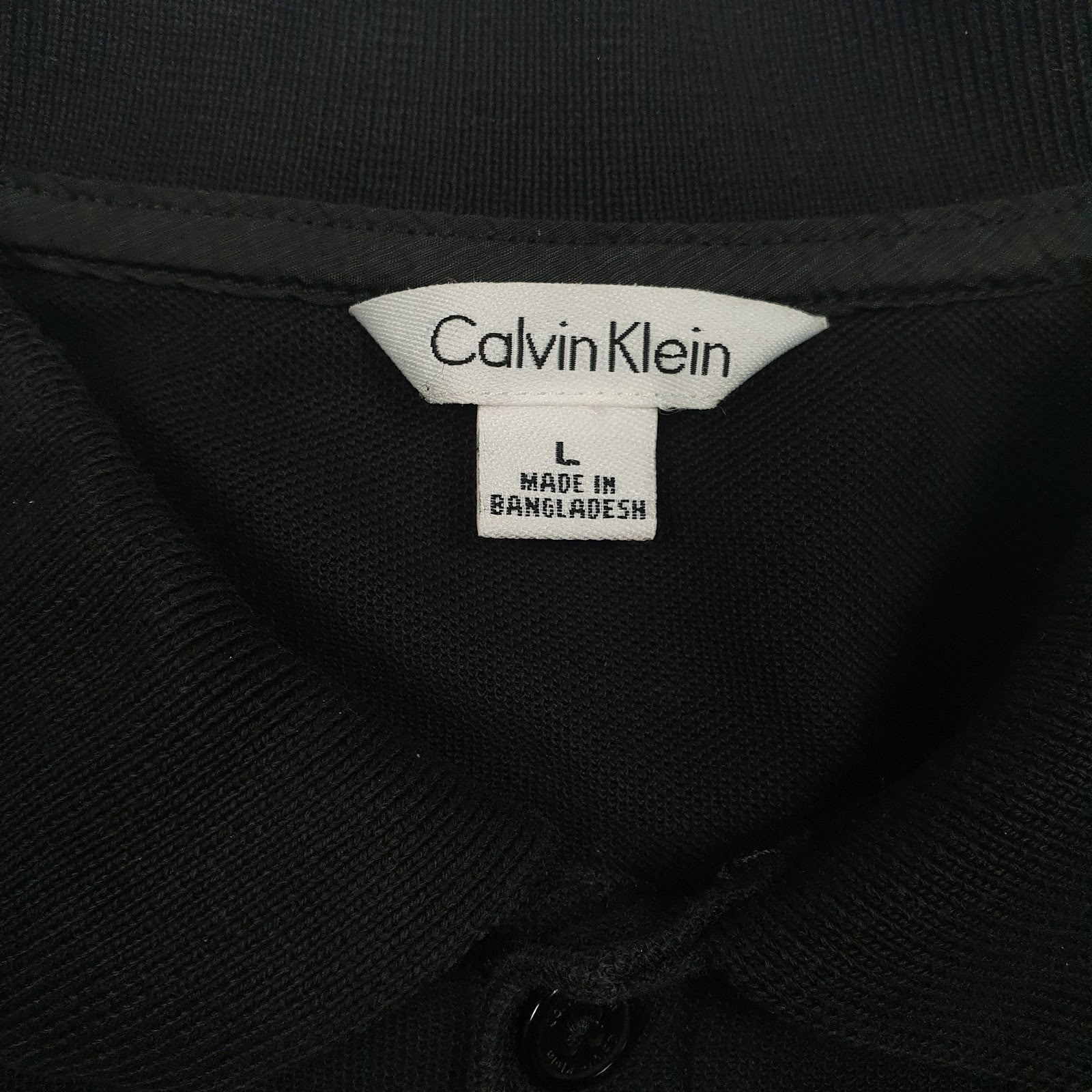 Mens Grey Calvin Klein   Polo Shirt