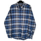 Mens Blue Eddie Bauer  Long Sleeve Shirt