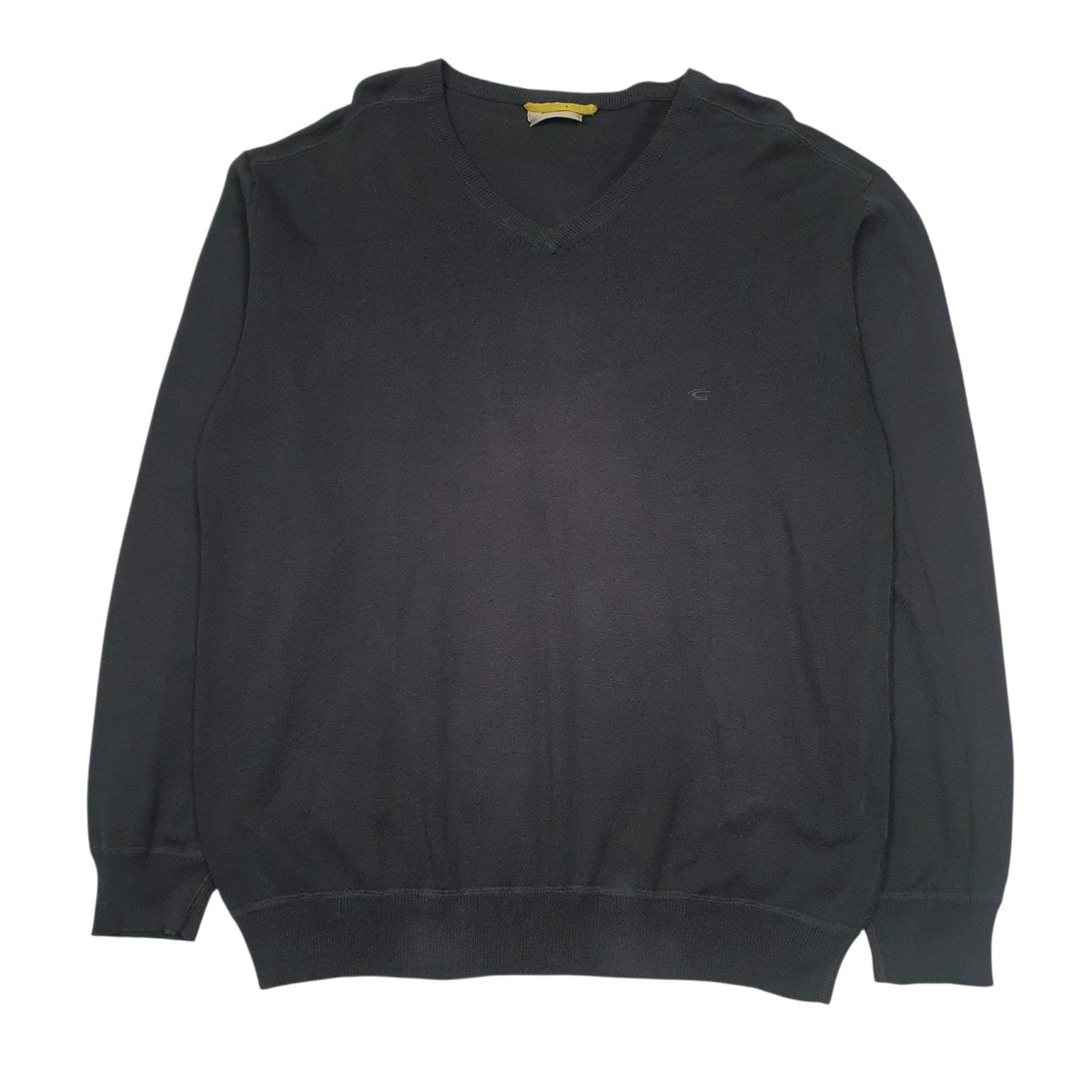 Mens Grey Camel Active  V Neck Jumper