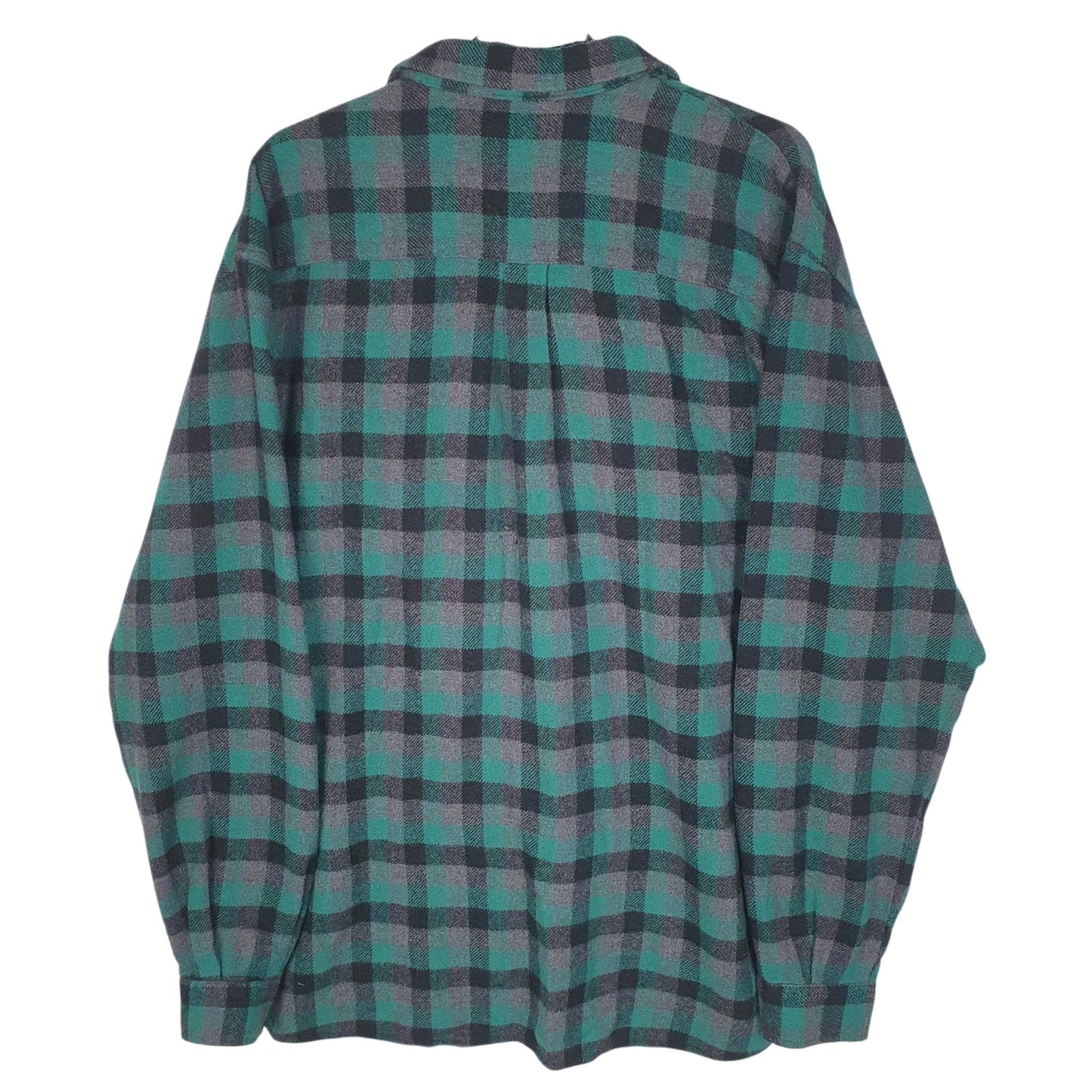 Mens Green Rhino Vintage Flannel  Shirt