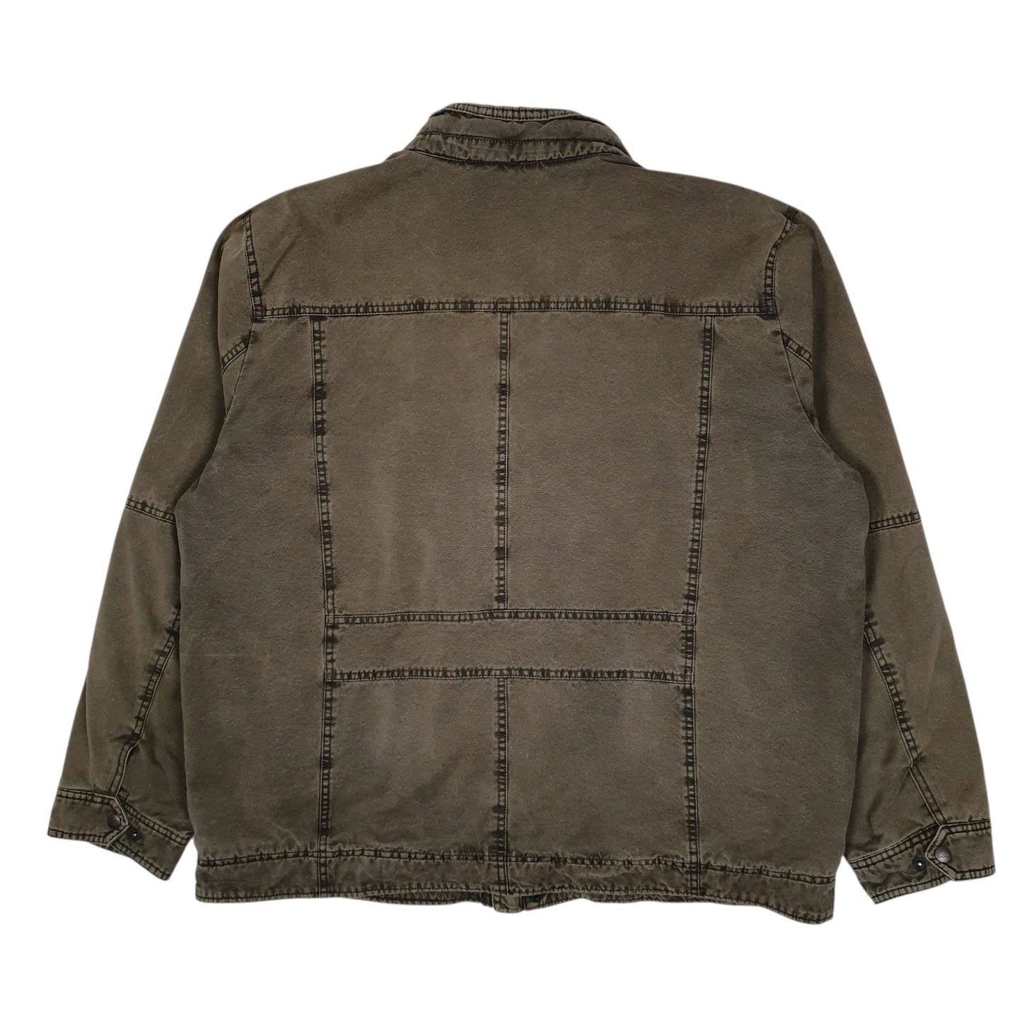 Mens Brown Levis Military Bomber  Coat