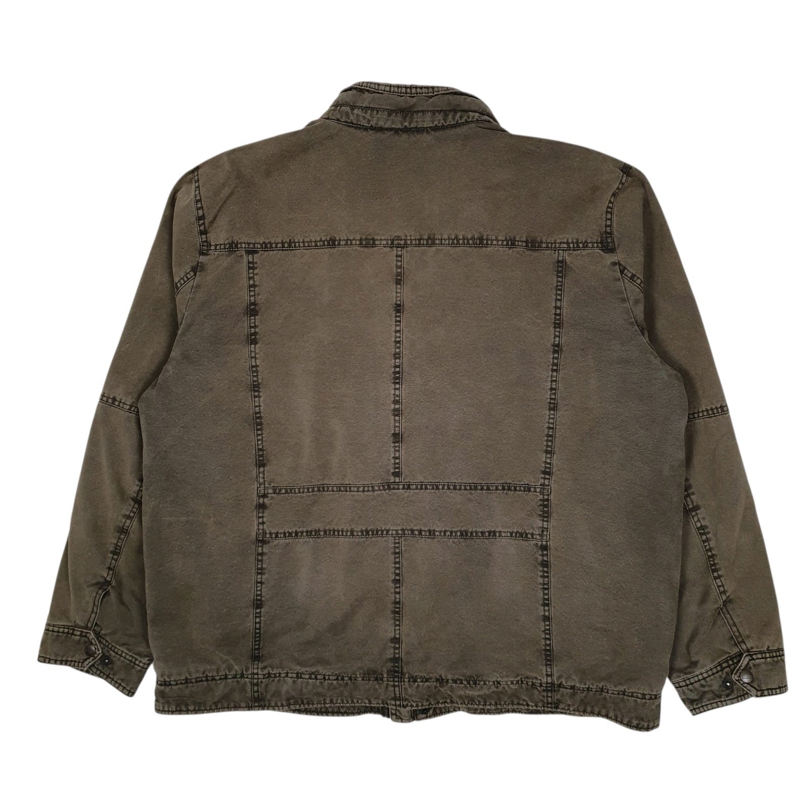 Mens Brown Levis Military Bomber  Coat