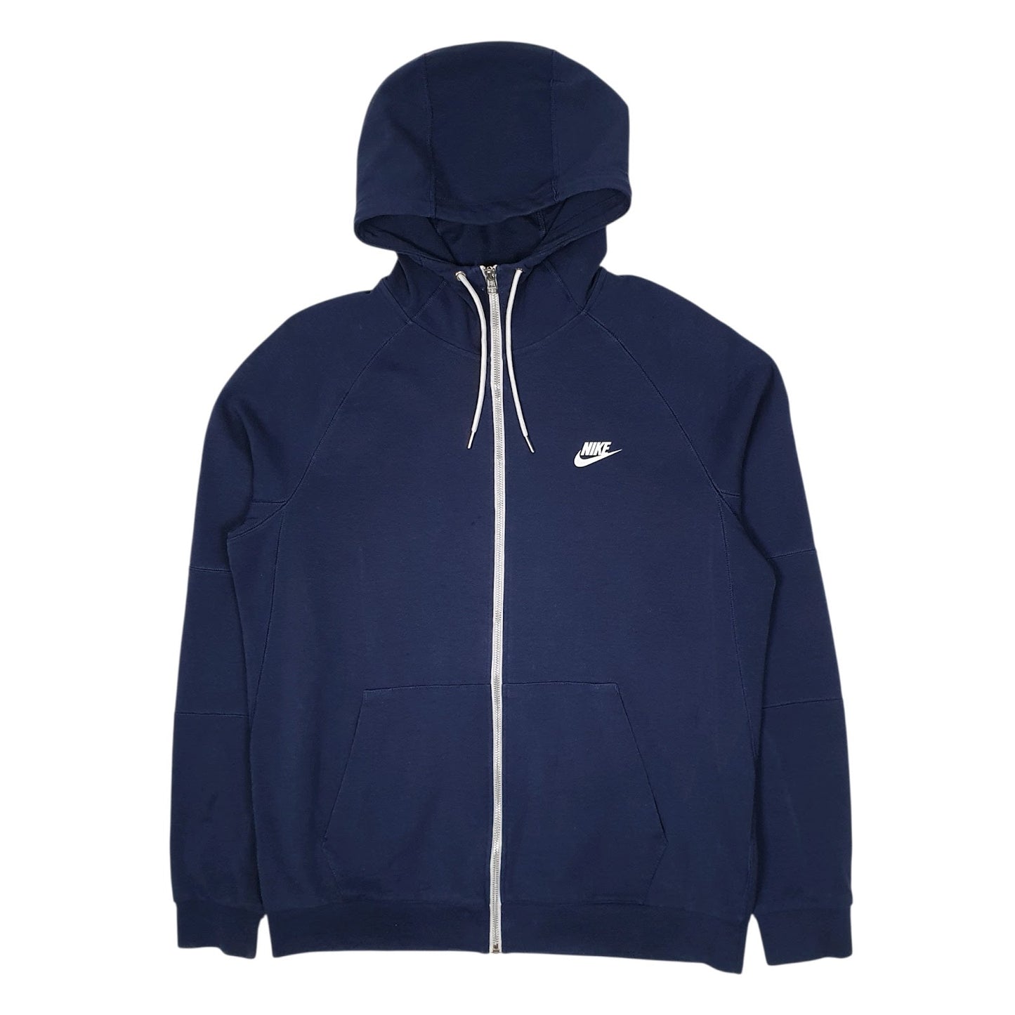Mens Navy Nike Hoodie Full Zip Jumper