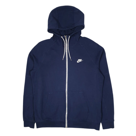 Mens Navy Nike Hoodie Full Zip Jumper