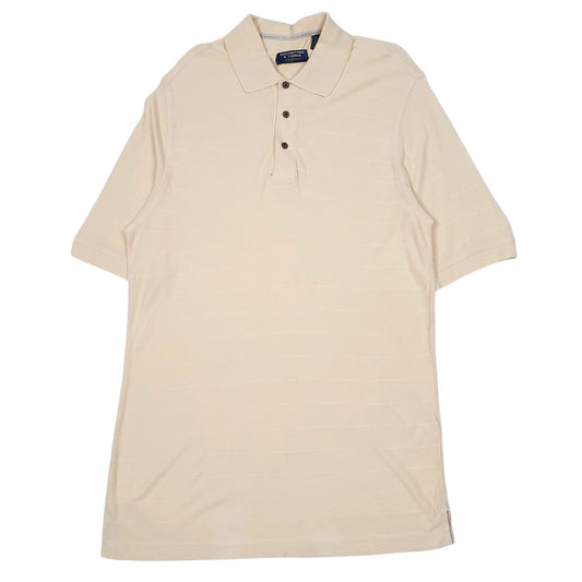 Mens Yellow Roundtree & Yorke  Short Sleeve Polo Shirt
