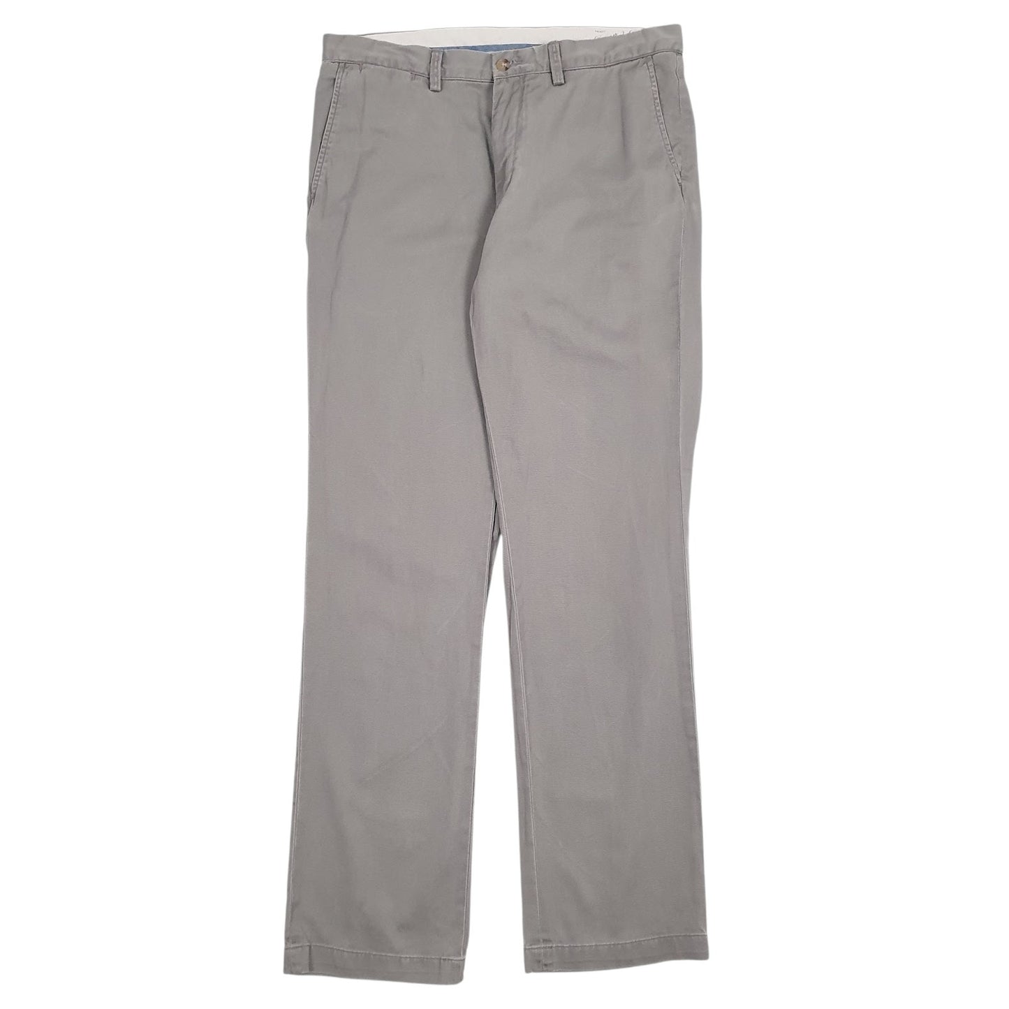 Mens Grey Polo Ralph Lauren Classic Chino Trousers