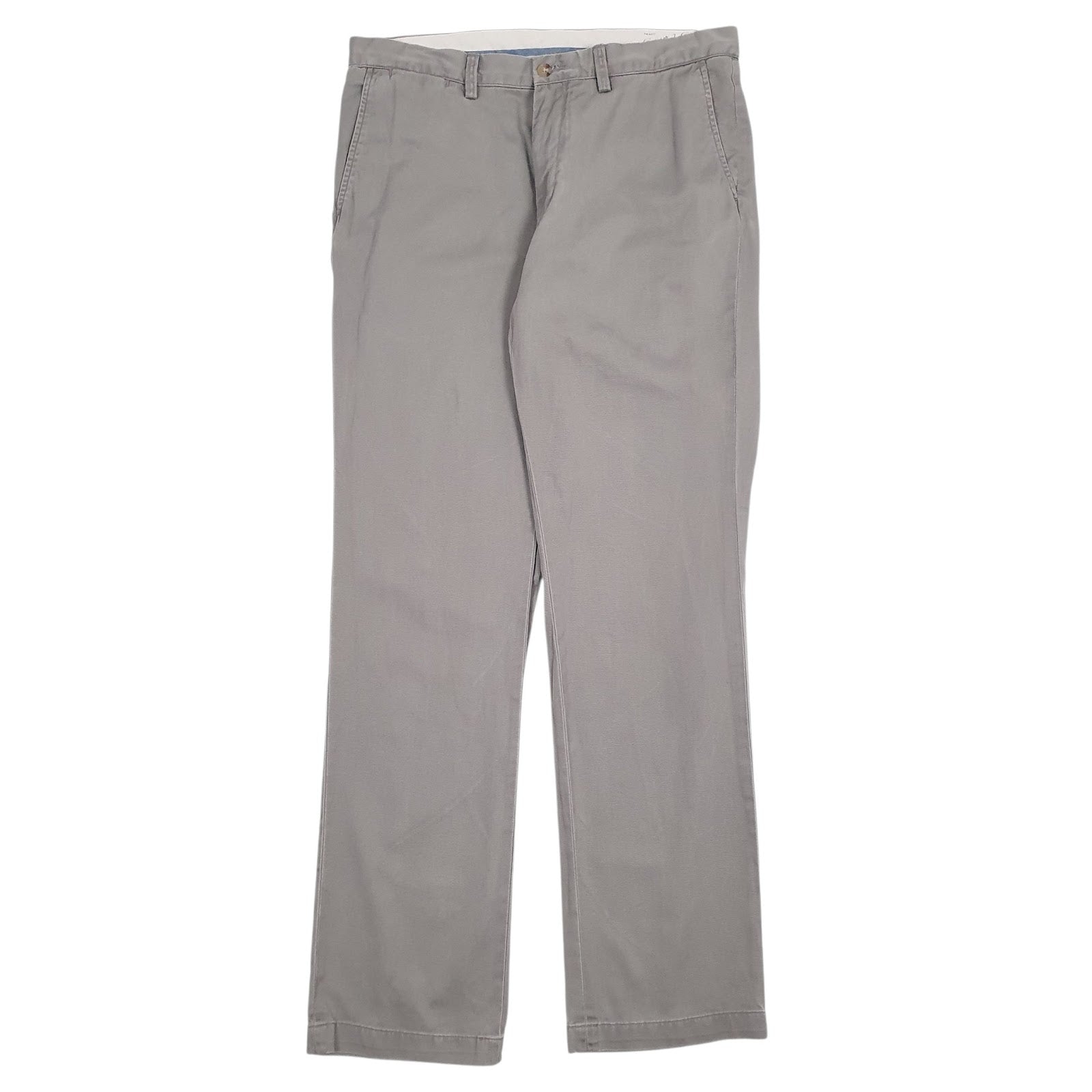 Mens Grey Polo Ralph Lauren Classic Chino Trousers