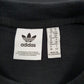Womens Black Adidas Spellout Crewneck Jumper