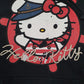Mens Black Port & Company Hello Kitty Hoodie Jumper