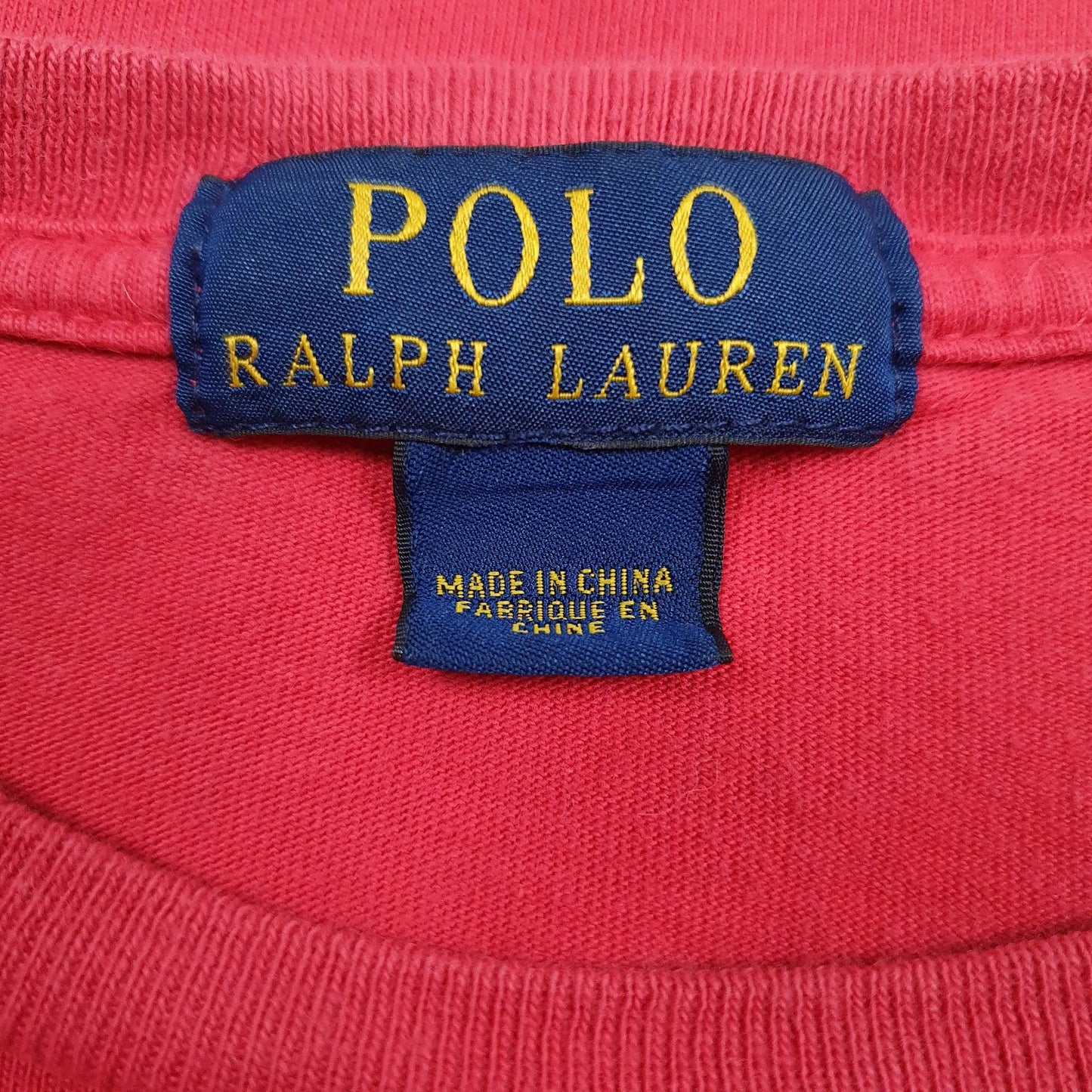 Mens Red Polo Ralph Lauren   T Shirt