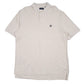 Mens Beige Chaps  Short Sleeve Polo Shirt