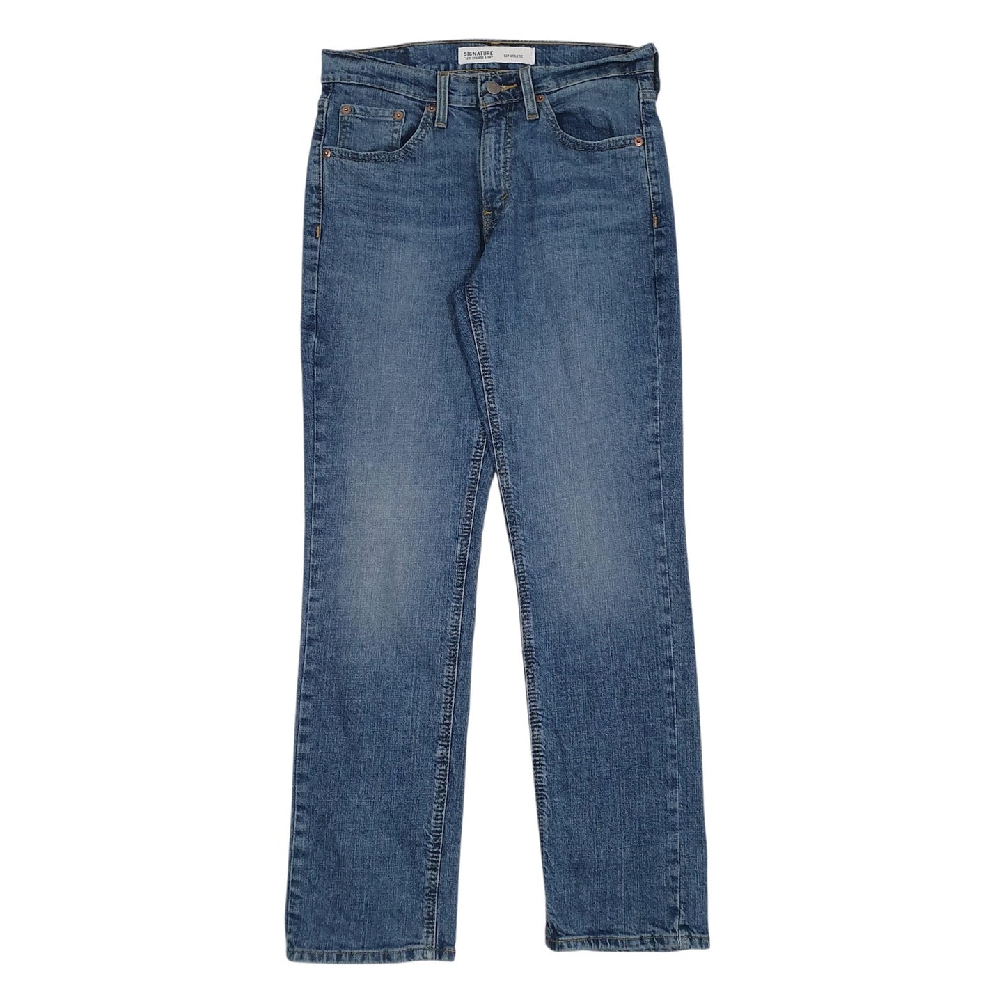 Mens Blue Levis Athletic Signature JeansW28 L30