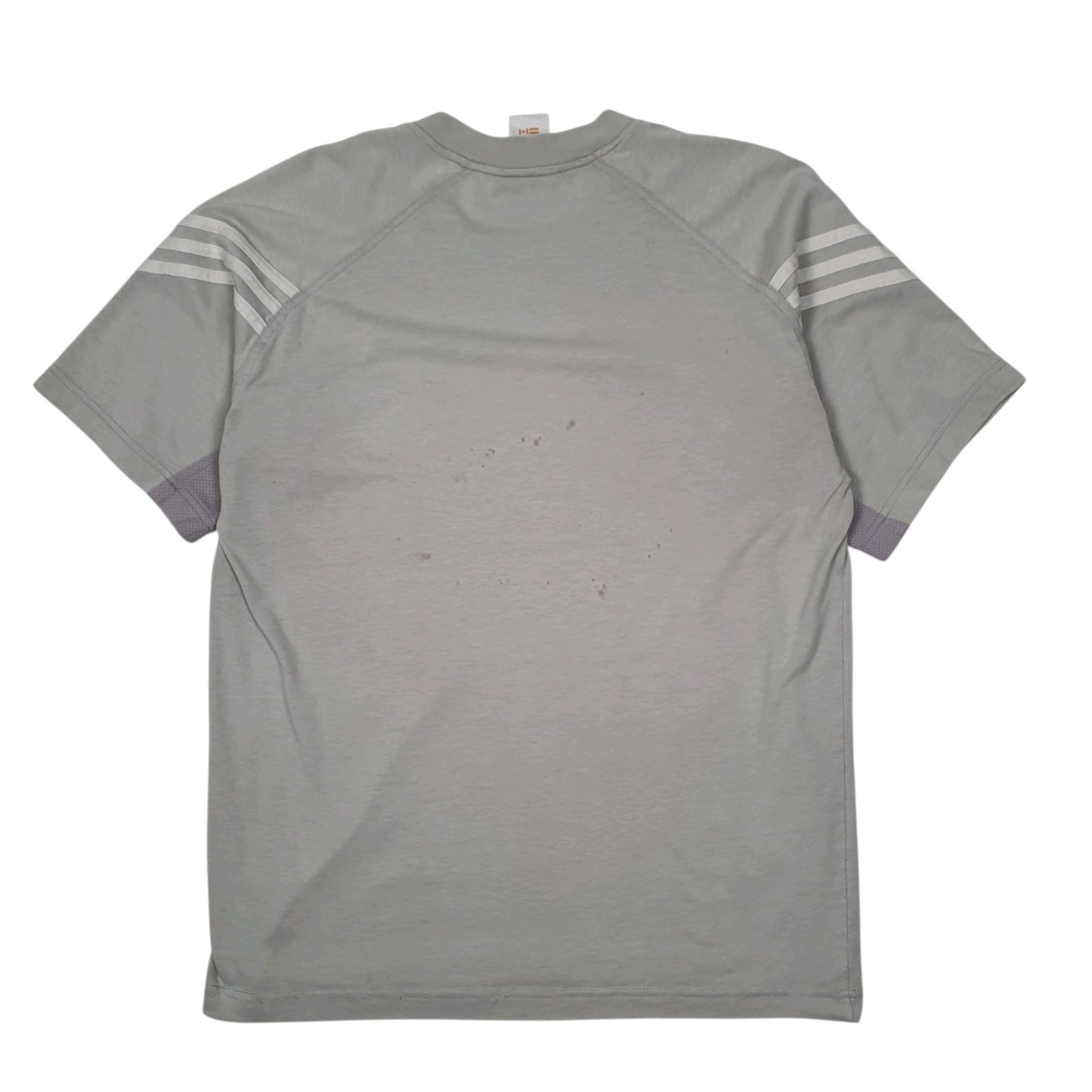 Mens Grey Adidas Vintage 90s  T Shirt